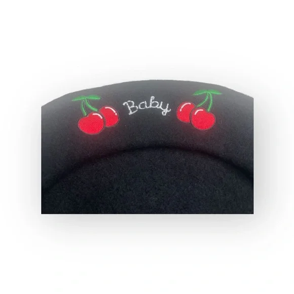 VHTF: Valfre ☻︎ Cherry Bomb Baby Embroidery Wool French  display picture 1